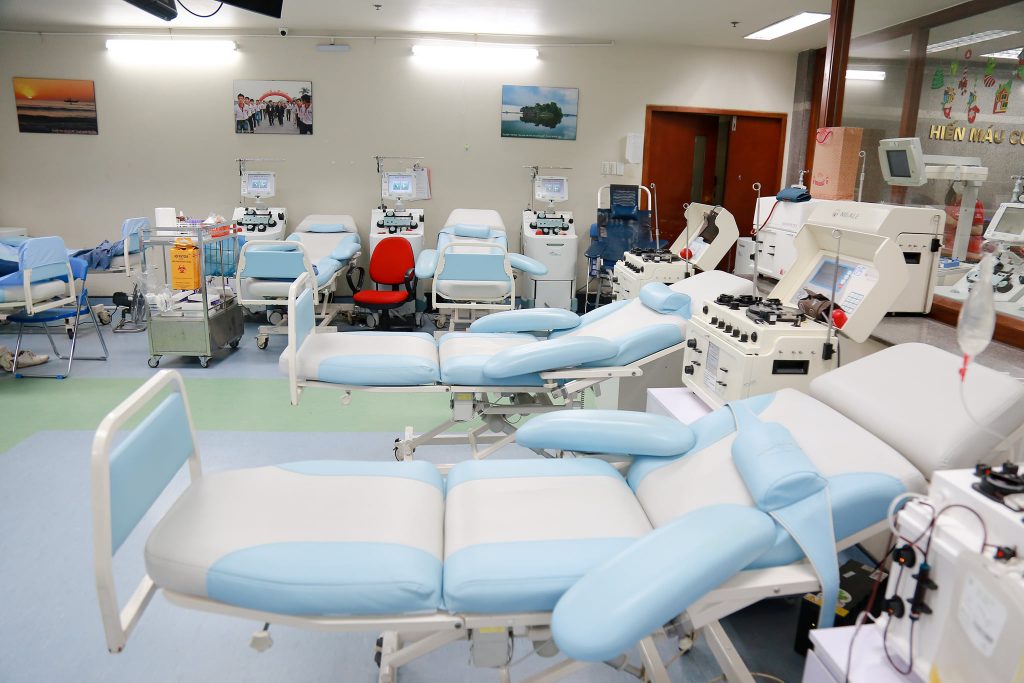 Phòng sạch trong ngân hàng máu